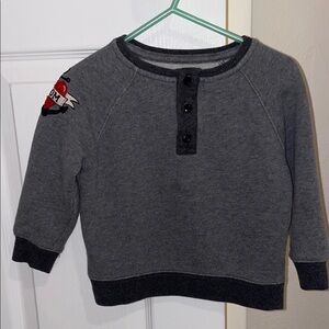 Gymboree Gray Kids Sweatshirt with Patch